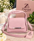 Ziqvani Luxe Structured Women’s Handbag –Pink
