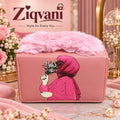 Ziqvani Luxe Fur Accent Women’s Shoulder Bag – Pink