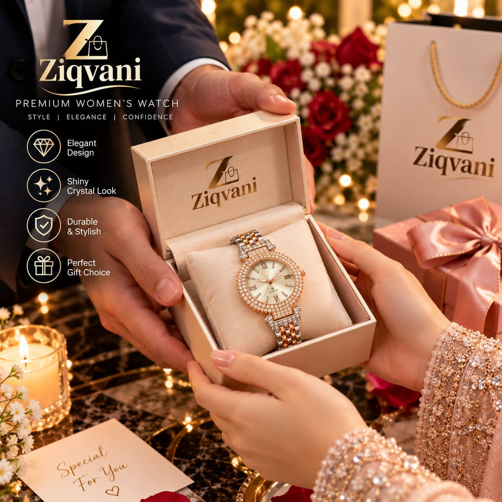 Ziqvani Crystal Stone Luxury Women’s Watch