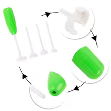 Veggie Corkscrew Carver Set Vege Drill Digging Device Corer Vegetable Spiral Cutter Spiralizer Kitchen Gadget