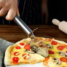 Pizza Cutter Stainless Steel Knife Cake Tools Pizza Wheels Scissors Ideal Pizza Pies Waffles Dough Cookies Kitchen Gadgets