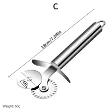 Pizza Cutter Stainless Steel Knife Cake Tools Pizza Wheels Scissors Ideal Pizza Pies Waffles Dough Cookies Kitchen Gadgets
